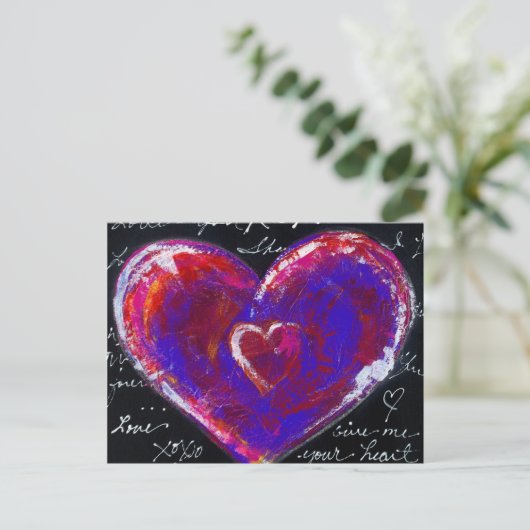 Carte Postale 2 Coeurs" (Debout devant)