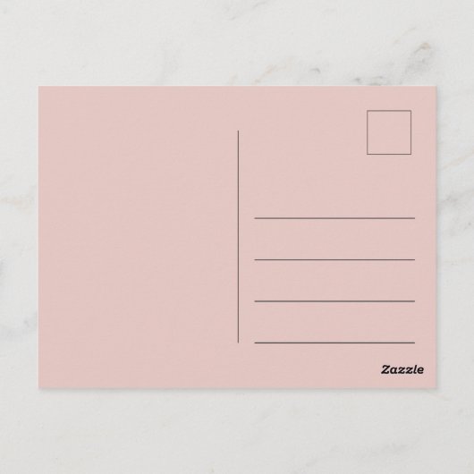 Carte Postale 2 Coeurs entrelacés avec initiales Enregistrer la  (Dos)