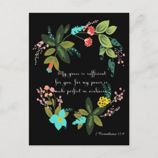 Carte Postale 2 Corinthiens 12:9