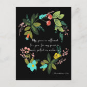 Carte Postale 2 Corinthiens 12:9 (Devant)