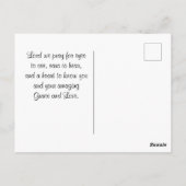 Carte Postale 2 Corinthiens 3:17 Liberté Bible Verse (Dos)