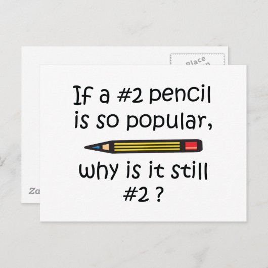 Carte Postale # 2 crayon (Devant / Derrière)