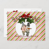 Carte postale… 2 de Noël de nous (Devant / Derrière)