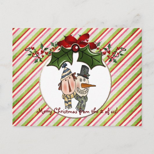 Carte postale… 2 de Noël de nous (Devant)