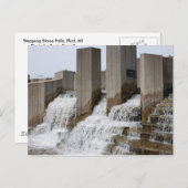 Carte postale 2 de Steving Stone Falls (Devant / Derrière)