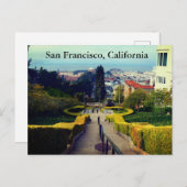 Carte postale #2 des escaliers de la rue Lyon à Sa (Devant / Derrière)