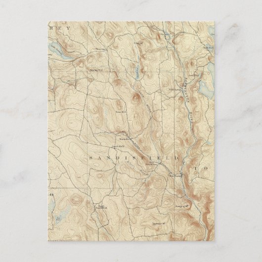 Carte Postale 2 Feuille de sandisfield (Devant)