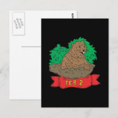 Carte Postale 2 février (Devant / Derrière)