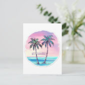 Carte Postale 2 palmiers (Debout devant)