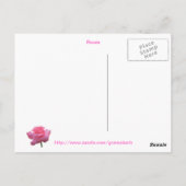 Carte postale 2 Roses (Dos)
