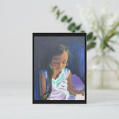 Carte postale 2 septembre : Girl Reading BRENNAN C (Debout devant)