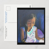 Carte postale 2 septembre : Girl Reading BRENNAN C (Devant / Derrière)