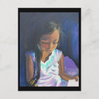 Carte postale 2 septembre : Girl Reading BRENNAN C