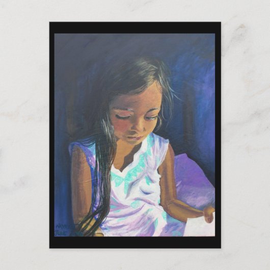 Carte postale 2 septembre : Girl Reading BRENNAN C (Devant)