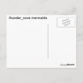 Carte postale 2 sirènes rouges (Dos)