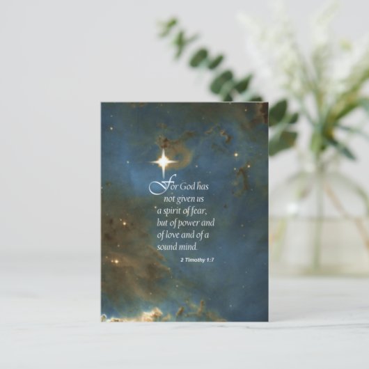 Carte Postale 2 Timothée 1:7 (Debout devant)