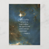 Carte Postale 2 Timothée 1:7 (Devant)