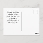 Carte Postale 2 Timothée 4:17 L'Éternel M'A Donné Force Bible (Dos)