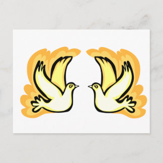 Carte Postale 2 tourterelles