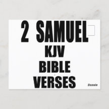 "2 Versets bibliques de Samuel KJV" Texte