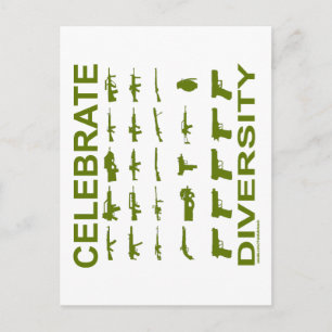 CARTE POSTALE 2E AMENDEMENT/DEUXIÈME AMENDEMENT/DROITS AUX ARMES