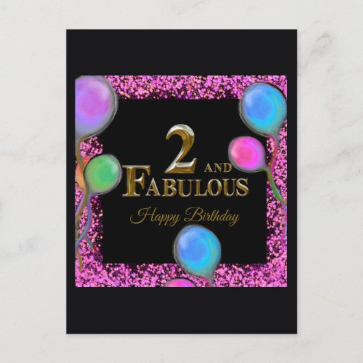 Carte Postale 2e anniversaire (Devant)