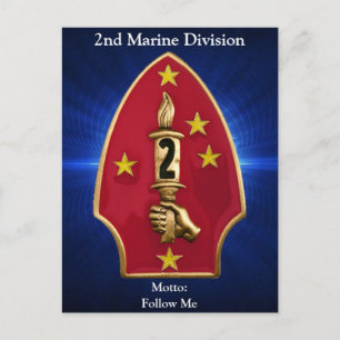 Carte Postale 2e division de mars