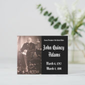 Carte Postale 2e Président des États-Unis John Adams (Debout devant)