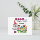 Carte Postale 2e t-shirts et cadeaux d'anniversaire Kitten (Debout devant)