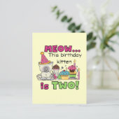 Carte Postale 2e t-shirts et cadeaux d'anniversaire Kitten (Debout devant)