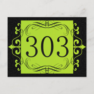Carte Postale 303 Indicatif régional