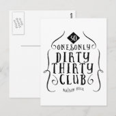 Carte Postale 30 Anniversaire 30 Ans Sale 30 (Devant / Derrière)