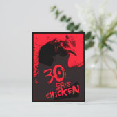 CARTE POSTALE 30 JOURS DE POULET (Debout devant)