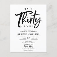 30 Parler d'anniversaire Trente pinceaux Calligrap