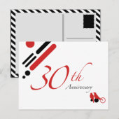 Carte Postale 30e anniversaire (mod birds) (Devant / Derrière)