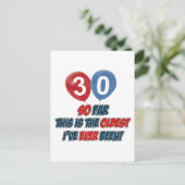 Carte Postale 30ème anniversaire de conception (Debout devant)