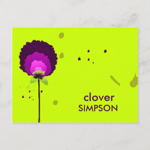 Carte Postale 311 Alluring Allium Neon Green