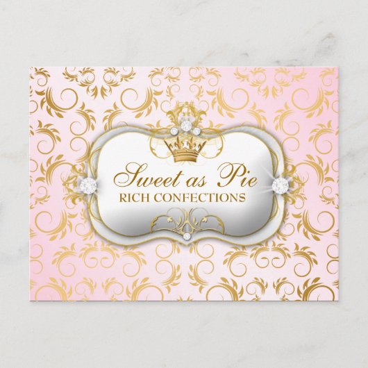 Carte Postale 311 Ciao Bella Golden DivinePink (Devant)