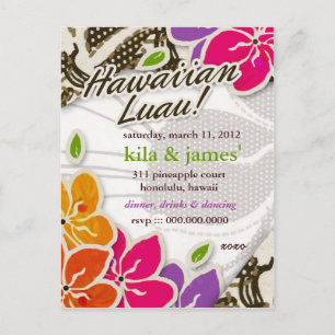 CARTE POSTALE 311 INVITATION DU HAÏE LUAU KILA