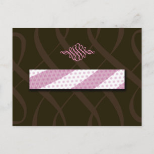 Carte postale 311-Luscious rose et chocolat