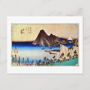 CARTE POSTALE 31. 舞 坂 宿, 広 重