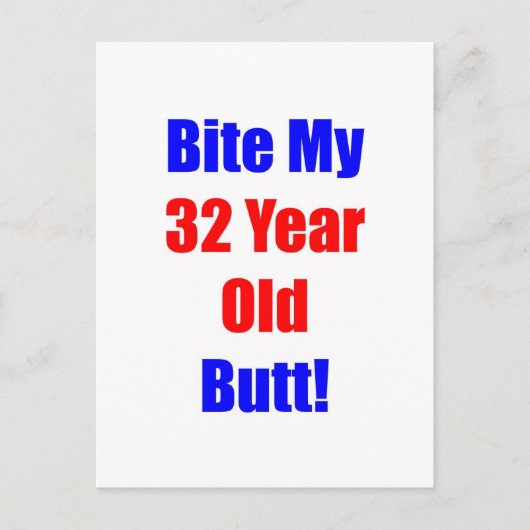 Carte Postale 32 Bite Mon Beurre (Devant)