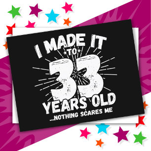 Carte Postale 33 Ans Sarcasme Mème Drôle 33e Anniversaire