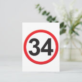 Carte Postale 34 ans (Debout devant)