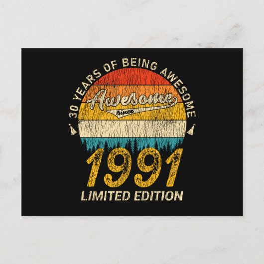 Carte Postale 34 ans Anniversaire Légende 34e anniversaire Cadea (Devant)