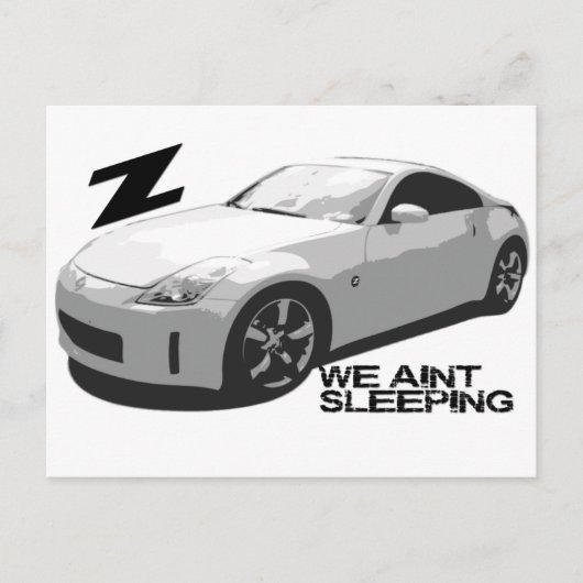 Carte Postale 350Z Aint endormi (Devant)