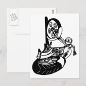 Carte Postale 354 Vélo à hélico (Devant / Derrière)