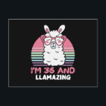 Carte Postale 36 ans Anniversaire lamazing 36e anniversaire Llam<br><div class="desc">Style Vintage Rétro Design Cadeau Anniversaire Parfait Pour Paire Avec Des Shorts,  Leggings Ou Jeans Pour Un Look Décontracté Et Branché. Un Humour Amusant Et Humoristique,  Un Cadeau D'Anniversaire Pour Un Membre De La Famille,  Aimé Un Ou Vous-Même. Correspond À Des Charges De Vêtements. PRENEZ LA VÔTRE AUJOURD'HUI !</div>