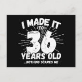 Carte Postale 36 ans sarcasm drôle 36e anniversaire (Devant)