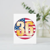 Carte Postale 36 USA Gold (Debout devant)